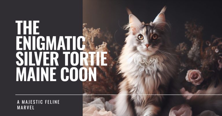 The Enigmatic Silver Tortie Maine Coon: A Majestic Feline Marvel